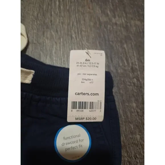 Carter's Baby Boys 6 Month Skater Wardrobe NWT 8pc Bundle Pants Sets MSRP $108 - Picture 3 of 8